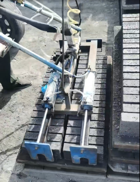 small manual block clamp machine for brick making machinery lowest price