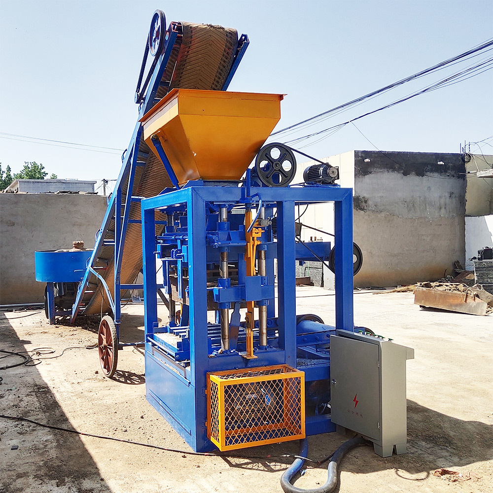 big sale Qtj4-40 hydraulic automatic cement concrete hollow color paver brick block press making machine fully automatic