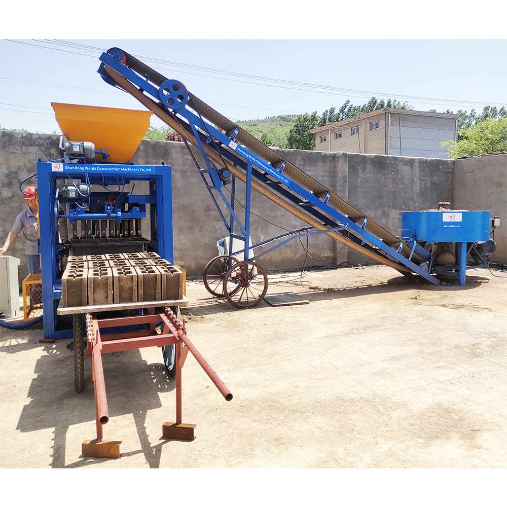 big sale Qtj4-40 hydraulic automatic cement concrete hollow color paver brick block press making machine fully automatic