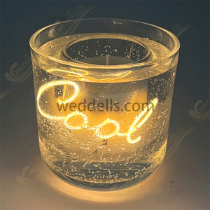 Weddells19 16 oz  candles scented luxury soy wax beach light up led candle for valentines day