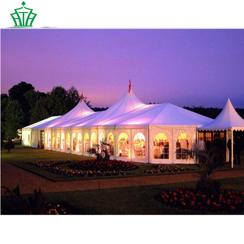 Mixed Party Tent Event Wedding Marquee Party Tents High Top Hat Trade+Show+Tent