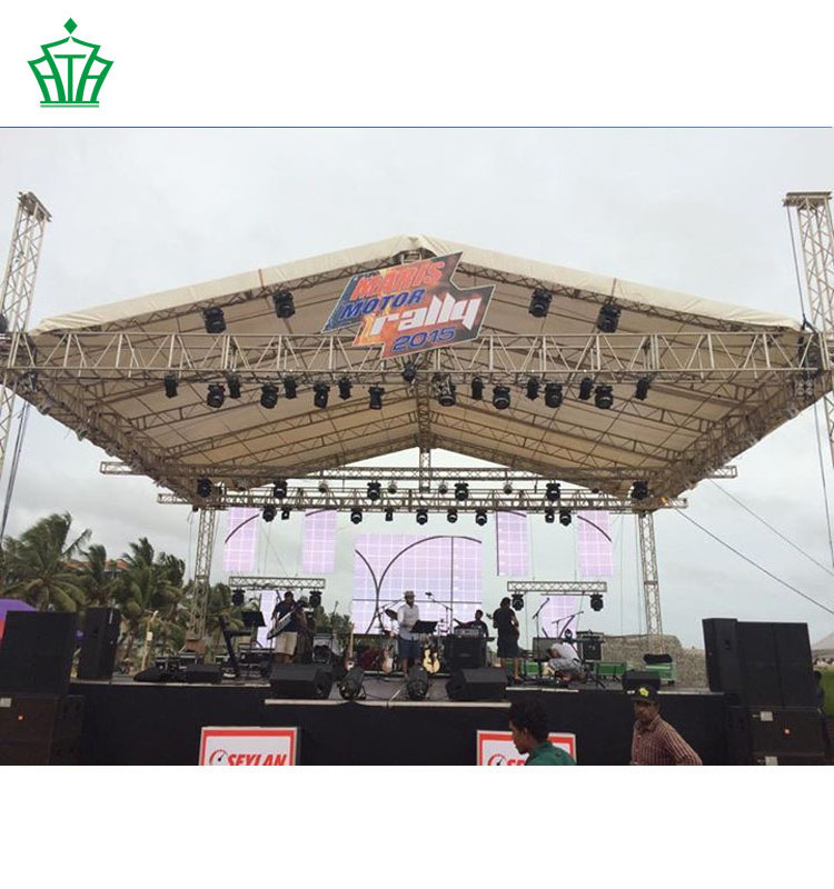 Customizable Aluminum Frame Truss Structure and Stage Lights Exhibition Truss