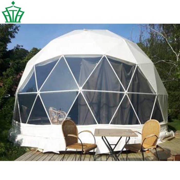 Luxury camping geodesic dome tent house igloo for glamping  resort suitable with 200 300 people