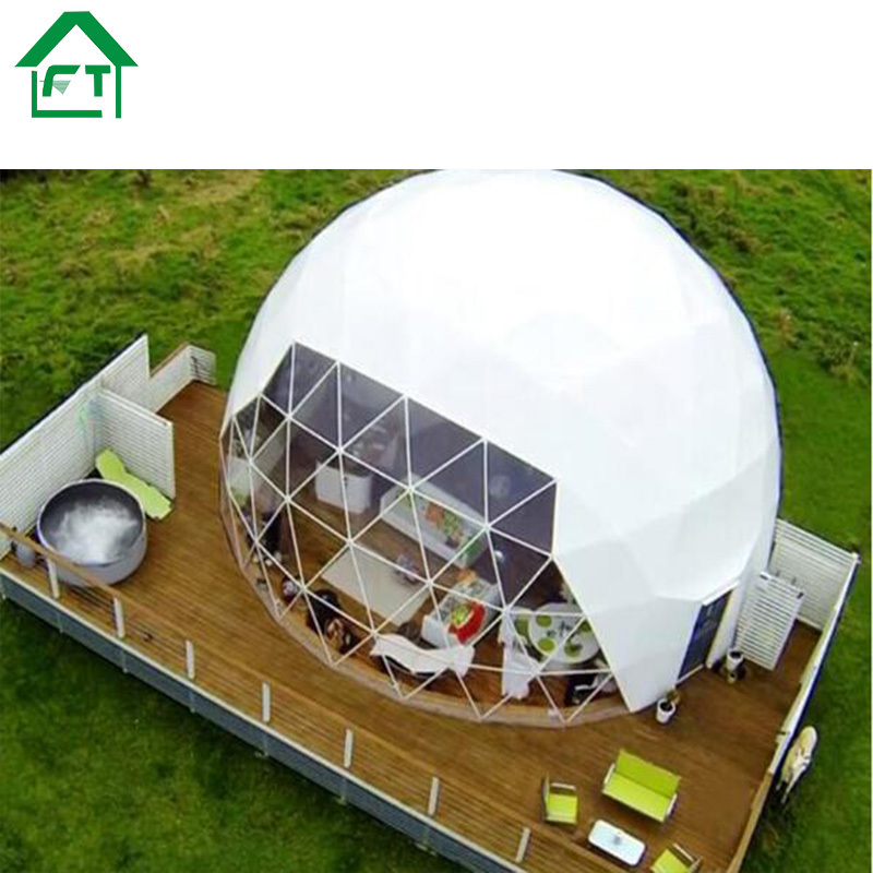 High Quality 15m Outdoor Geodesic Dome Sphere Geodesic Tent suitable for multiple people