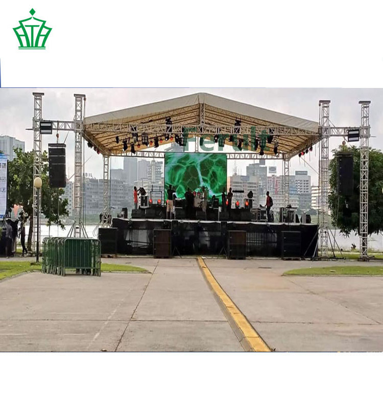 Aluminum Stage Truss Mobile DJ Portable Lighting Stand Truss Display