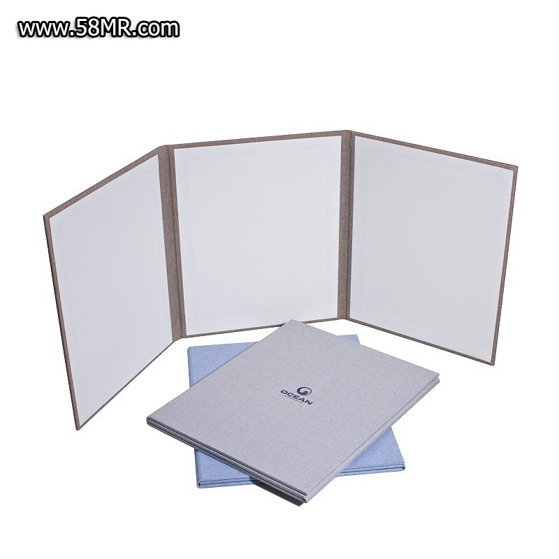 8x8 linen leather Photo Folder Picture Frame