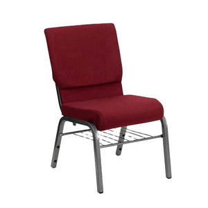 Stackable used padded church chairs for sale