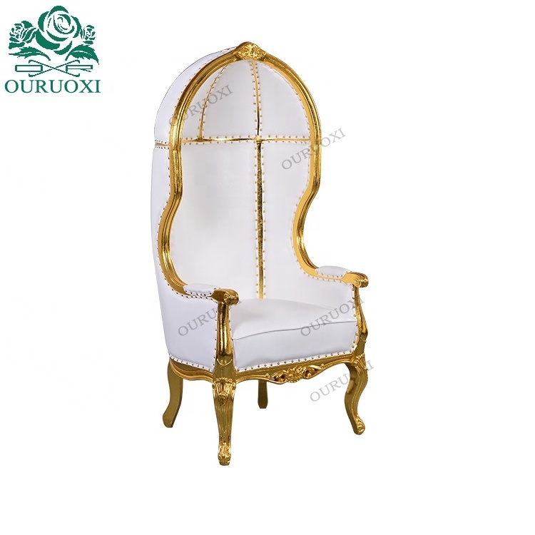 Golden Birdcage Chair Bride and Groom Wedding Sofa French Style Wedding Throne Chairs