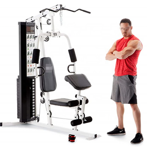 ONESTARSPORTS Home Gym System Workout Station With 75kg Of Resistance Multi Functional Trainer Compact Gym