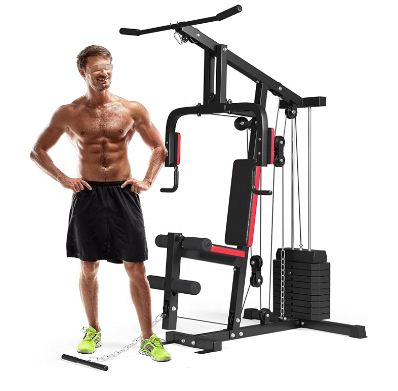 ONESTARSPORTS Multifunction Home Gym System Weight Training Exercise Workout Equipment Fitness Strength Machine