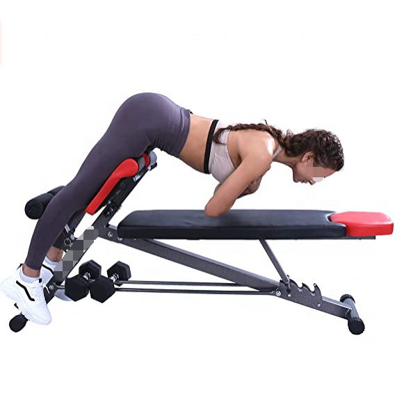 ONESTARSPORTS Multifunctional Weight Bench Body Training Bench Barbell Rack Cheap Folding Flat Weight Bench