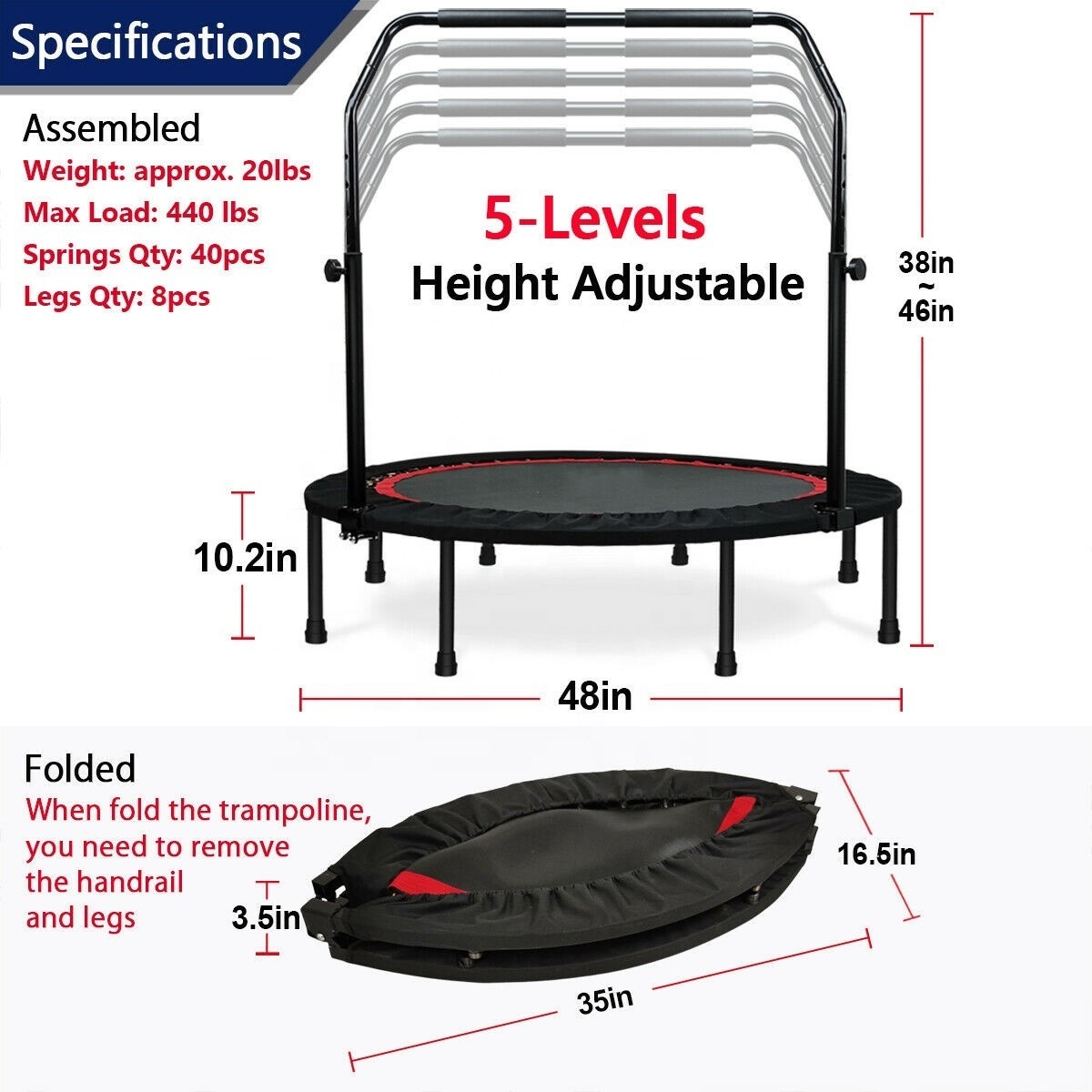 ONESTARSPORTS Trampoline shell Safety  For Children TeenagersTrampoline 16 feet Aan Toddler trampoline