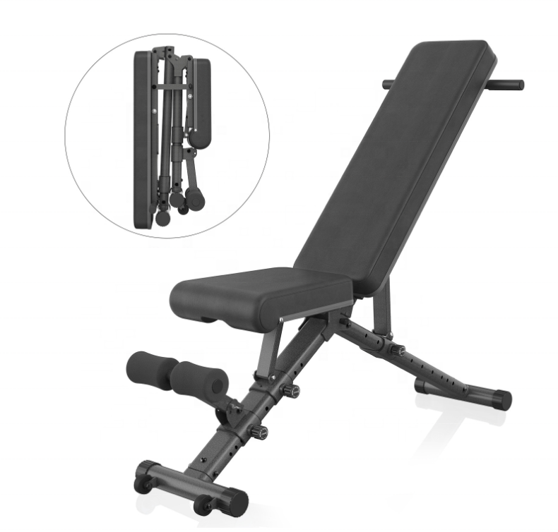 ONESTARSPORTS Adjustable Weight Bench For Home Gym,Sturdy Material,Multi-purpose Fordable Gym Bench For Whole Body Workout