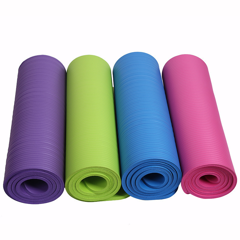 ONESTAR SPORTS Wholesale Custom Logo High Quality Non Slip Waterproof Eco Friendly Natural Rubber Printed New Exercise NBR Yoga