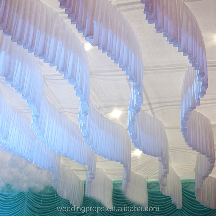 Wedding Backdrop Ceiling Drapes Draping Kits Ceiling Decoration