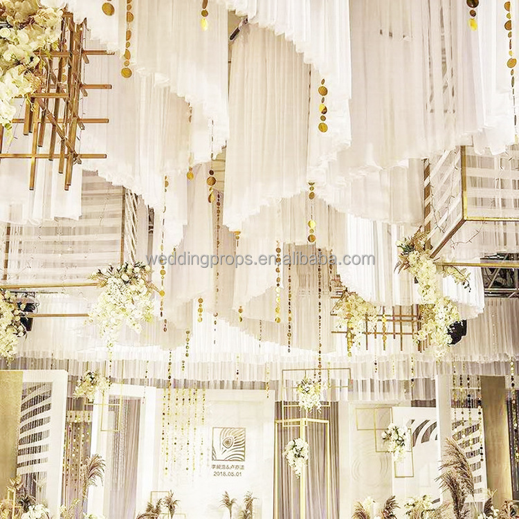 Wedding Backdrop Ceiling Drapes Draping Kits Ceiling Decoration