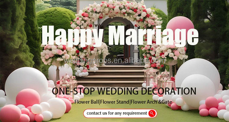 High Quality Valentine's Day Artificial Flower Wall White And Green Flower Wall For Wedding Stage Decoration