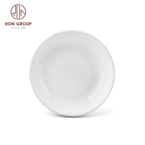 china manufacturer hotel restaurant wedding flat plate tableware items white crockery sets