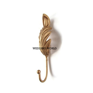 Metal Wall Mounted Hook Excellent Quality Handmade Designer Hook Gold Plated Hot Selling Luxury Handmade Wall Hook