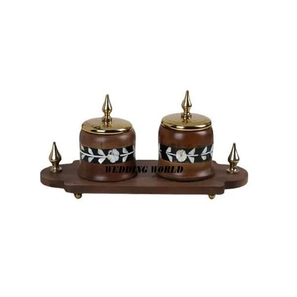 Black Color Round Nut Server Excellent Quality Handmade Designer Chocolate Box Best Selling Classic Stylish fancy Sweet Box