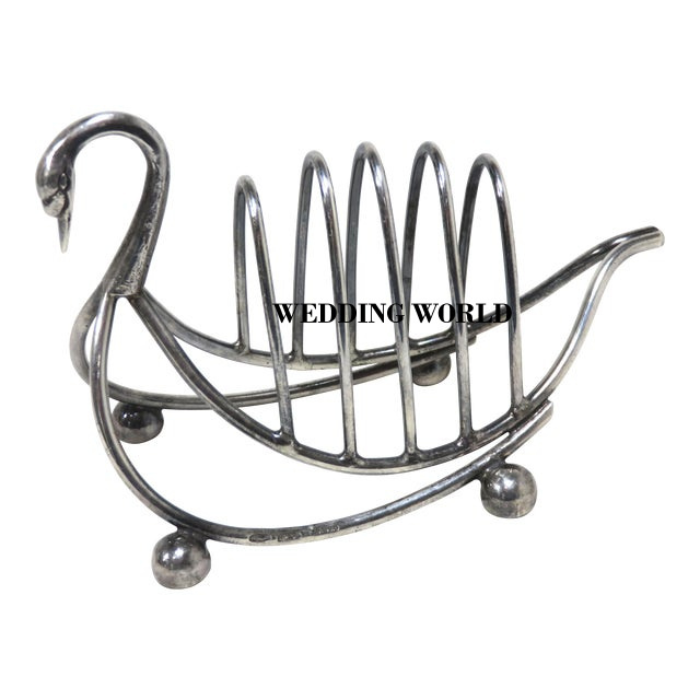 Food Organizer Toast Bread Rack Holder Silver Plated Kitchen Ware Toast Holder Latest Arrival Luxury Metal Bred Holder