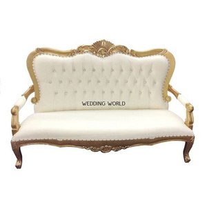 Vintage Wedding Couch Customized Color Handmade Wholesale Sofa Latest Arrival Classic Stylish Couch