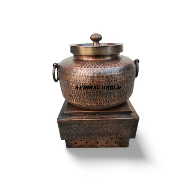 Brass Chafing Dish Customized Design Handmade Wholesale Fancy Food Dish Rounded Shape Hot Selling Metal Food Warmer