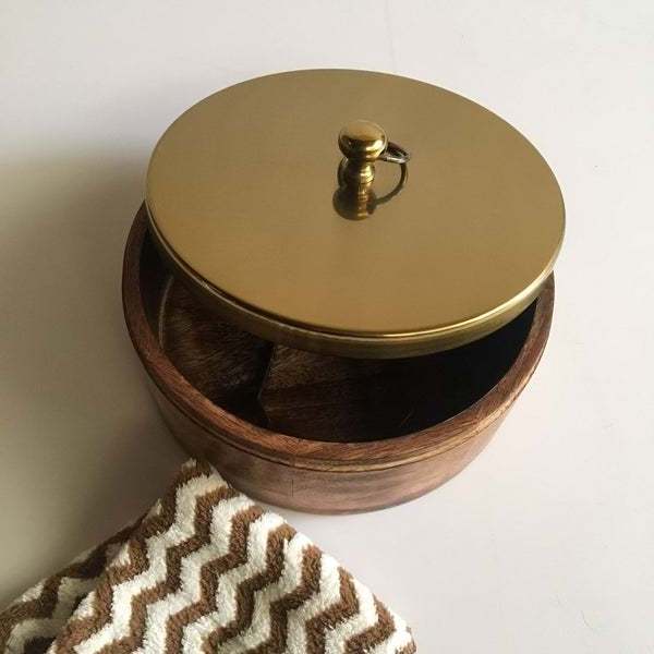 Wooden Chapati Box Round Shape Handmade Designer Wholesale Roti Box Classic Stylish handmade Wooden chopping Casserole