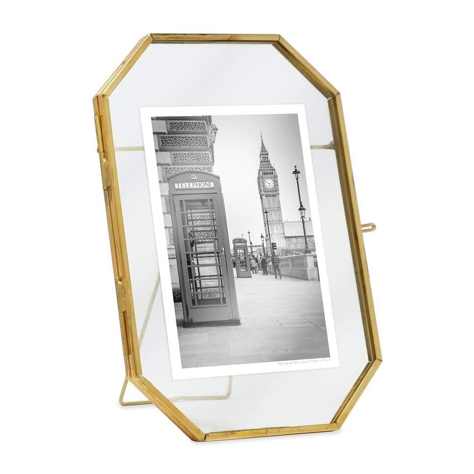 Tabletop Metal Photo Frame Excellent Quality Handmade Designer Photo Holder Customized Shape Classic Stylish Photo Frame