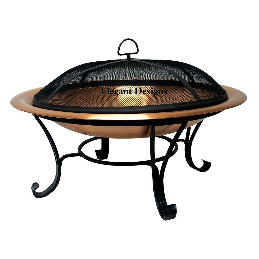 Metal Fire Pit With Lid Excellent Quality Wholesale Decorative Fire Pit Indian Stylish Garden Supplies Luxury Metal fire Pit