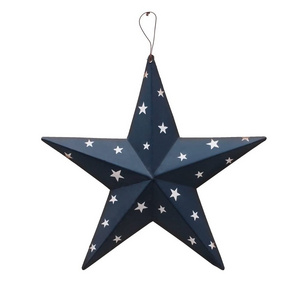 Customized Color Galvanized Rustic Star Powder Coated Handmade Decorative Star Wall Mounted Home & Garden Galvanized Rustic Star