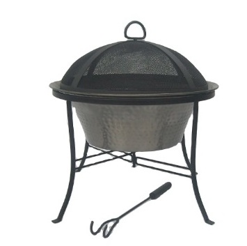 Best selling outdoor fireplace steel garden treasures fire pit / steel round large patio fire pit outdoor iron firepits