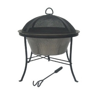 Best selling outdoor fireplace steel garden treasures fire pit / steel round large patio fire pit outdoor iron firepits