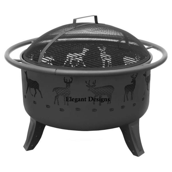 Metal Fire Pit With Lid Excellent Quality Wholesale Decorative Fire Pit Indian Stylish Garden Supplies Luxury Metal fire Pit