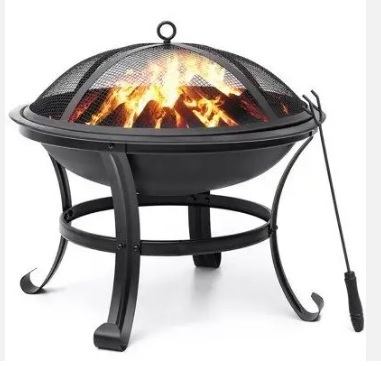 Best selling outdoor fireplace steel garden treasures fire pit / steel round large patio fire pit outdoor iron firepits