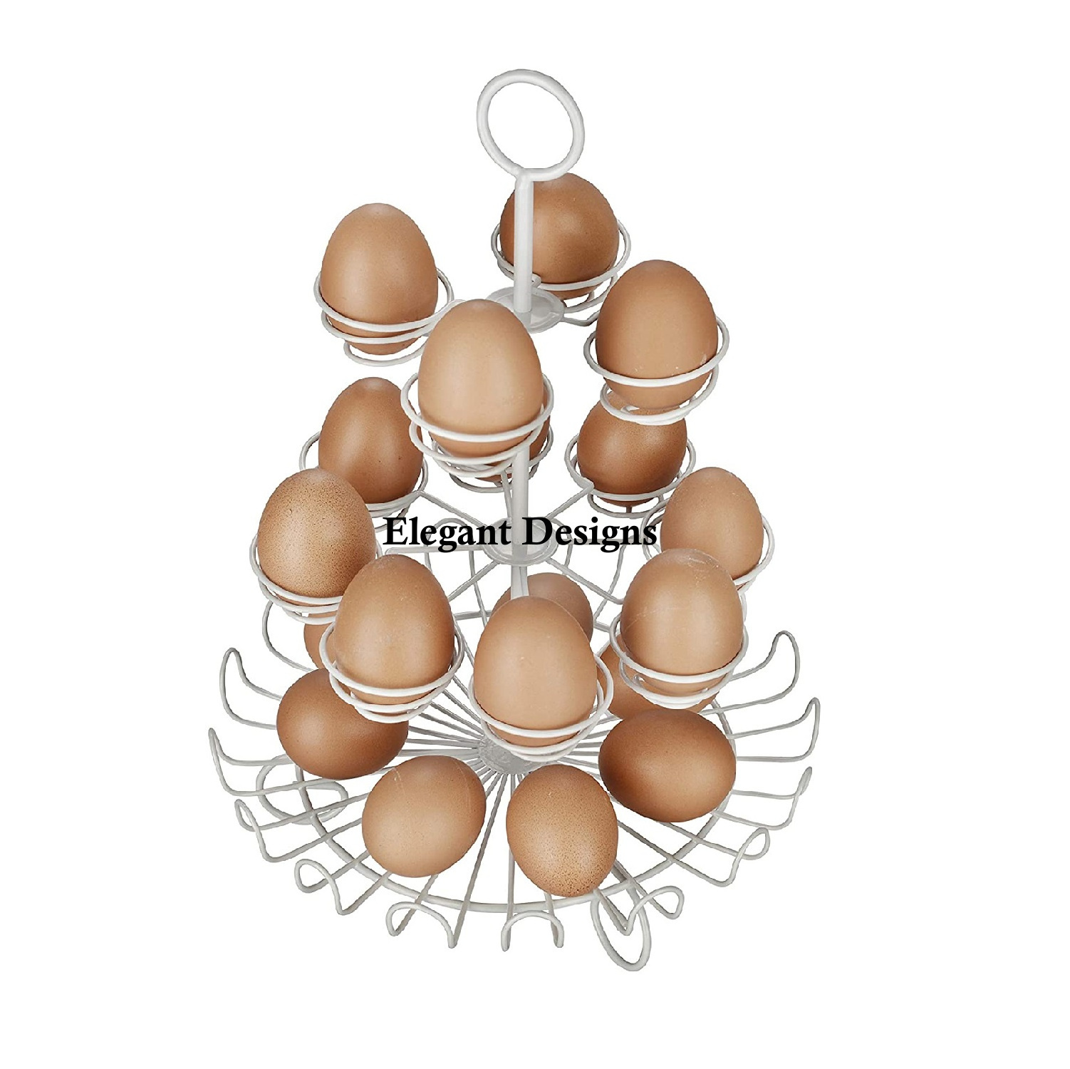 Iron Wire Egg Basket With Wooden Handle Customized Size Wholesale Wire Basket Black Powder Coated Vintage Egg Wire Basket