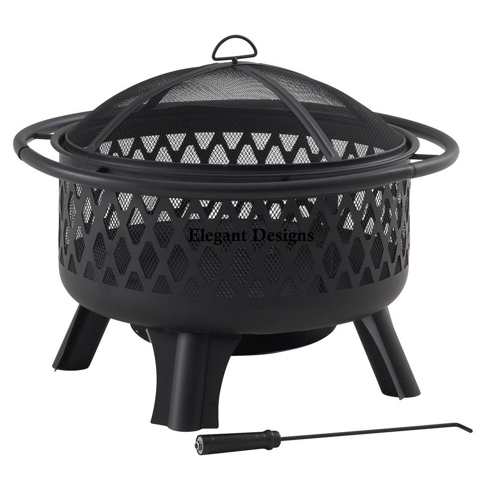 Metal Fire Pit With Lid Excellent Quality Wholesale Decorative Fire Pit Indian Stylish Garden Supplies Luxury Metal fire Pit