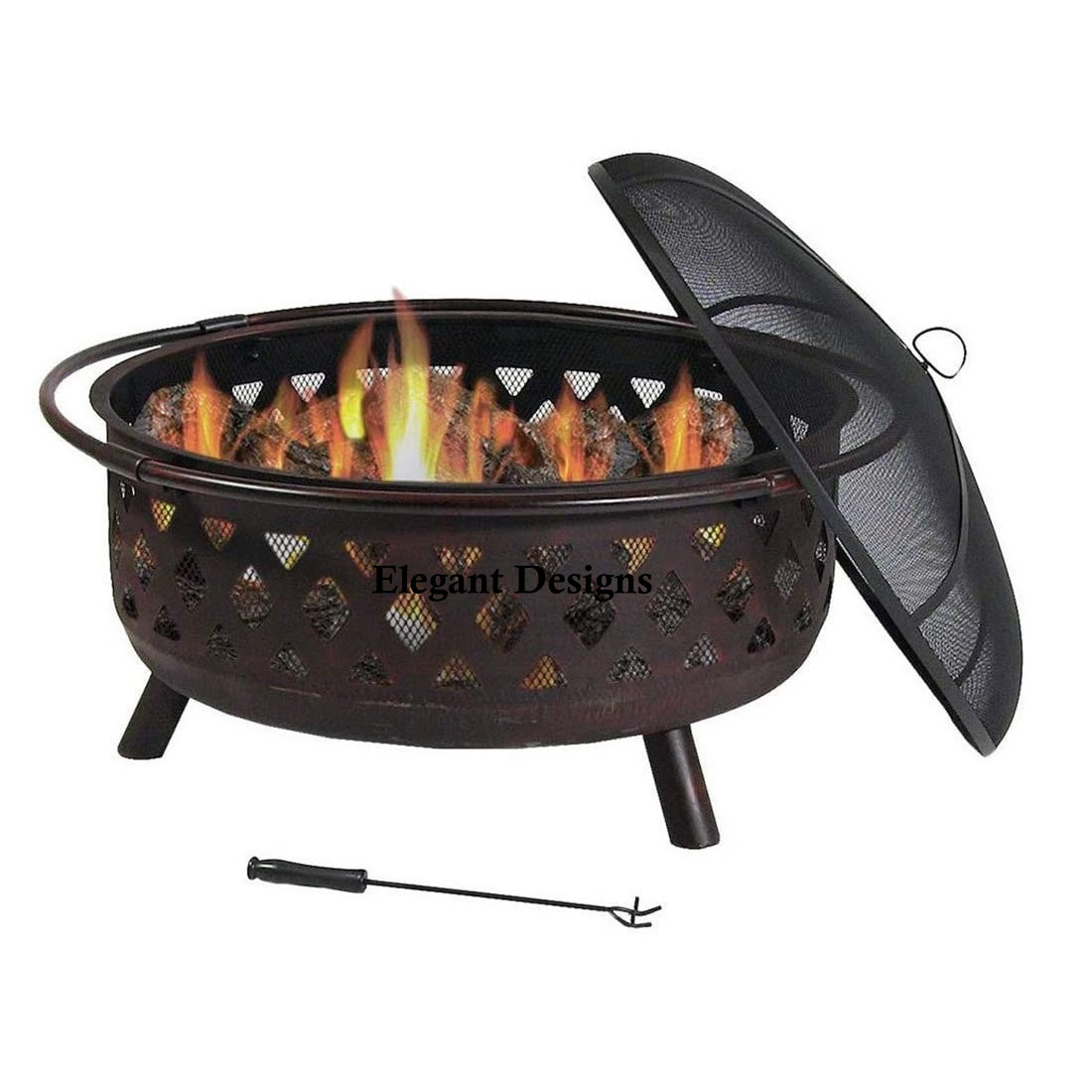 Small Size Metal Fire Pit Rounded Shape Affordable Fire Pit Top Selling Designer Handmade Eco Friendly Metal Fire Pit