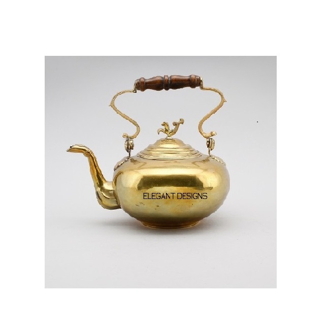 Turkish teapot Handmade Table Top Gold Plated Turkish Teapot Medium Size Customized Handmade Brass Metal Turkish Teapot