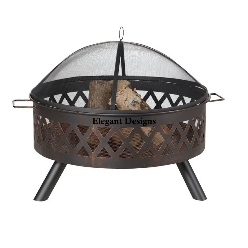 Small Size Metal Fire Pit Rounded Shape Affordable Fire Pit Top Selling Designer Handmade Eco Friendly Metal Fire Pit