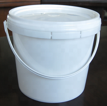 plastic bucket 1litre  with lid transparent for yogurt