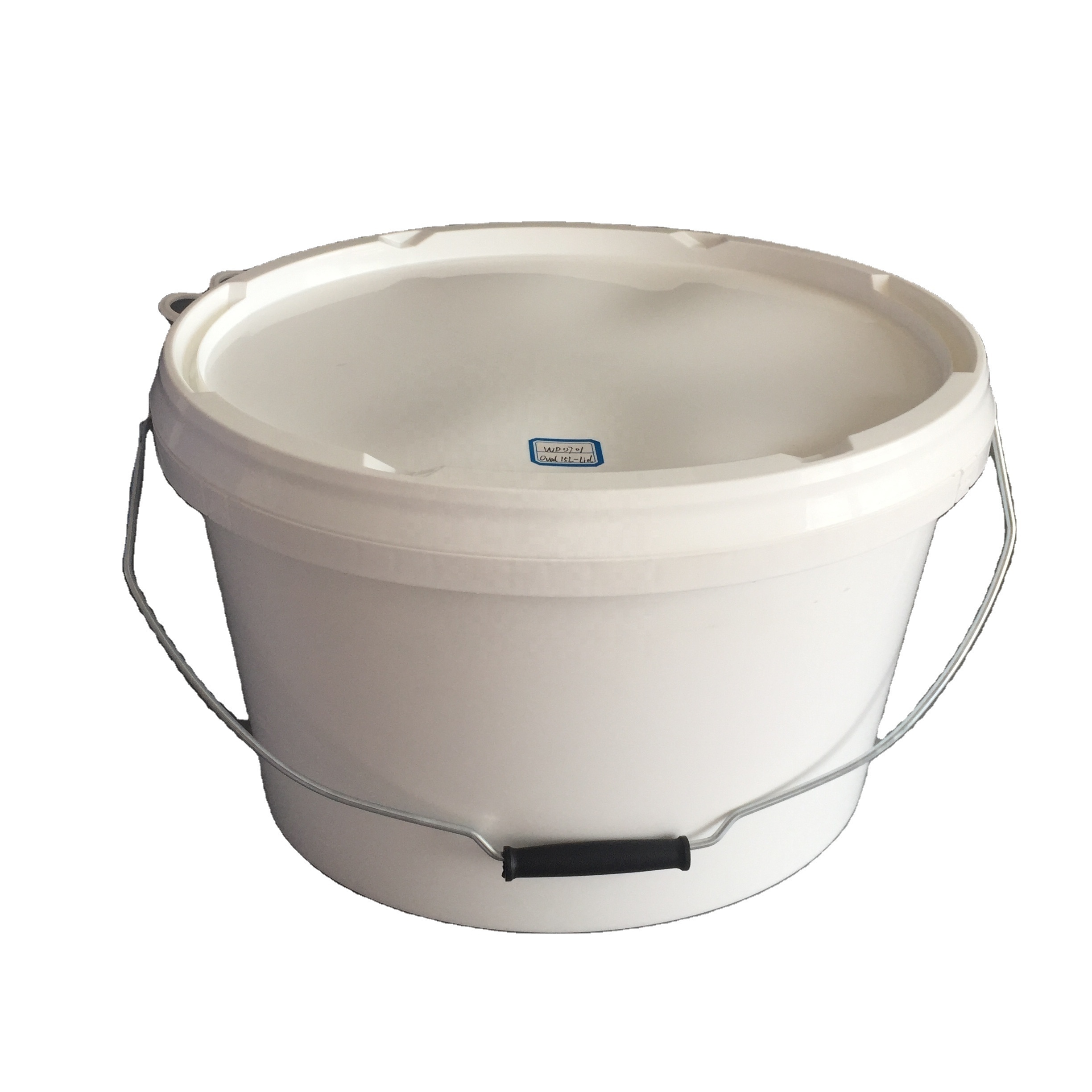 15l bucket plastic container with lid for paint ink oval plastic bucket 15 liter pails food grade