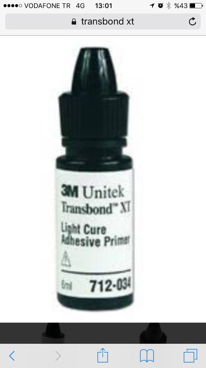 3 M Orthodontic Dental Adhesive 712-103 Transbond Plus Light Cure Dental Orthodontic Glue Color Change Bonding Adhesive