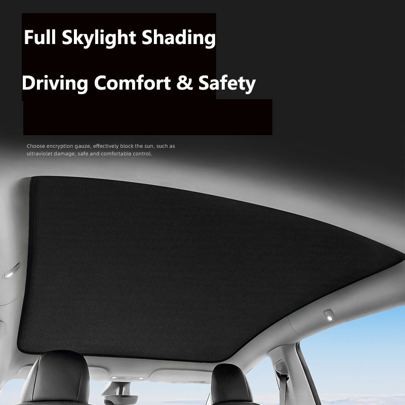 Car Sunshade Customized for Tesla Model 3 Glass Roof Sunshade 4pcs  Sunroof UV Rays Protection Window Shade