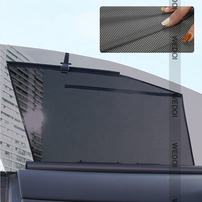 Car Lifting Sun Shade Automatic Telescopic Side Window Curtain Retractable Automotive Sun Insulation Sunshade For Toyota