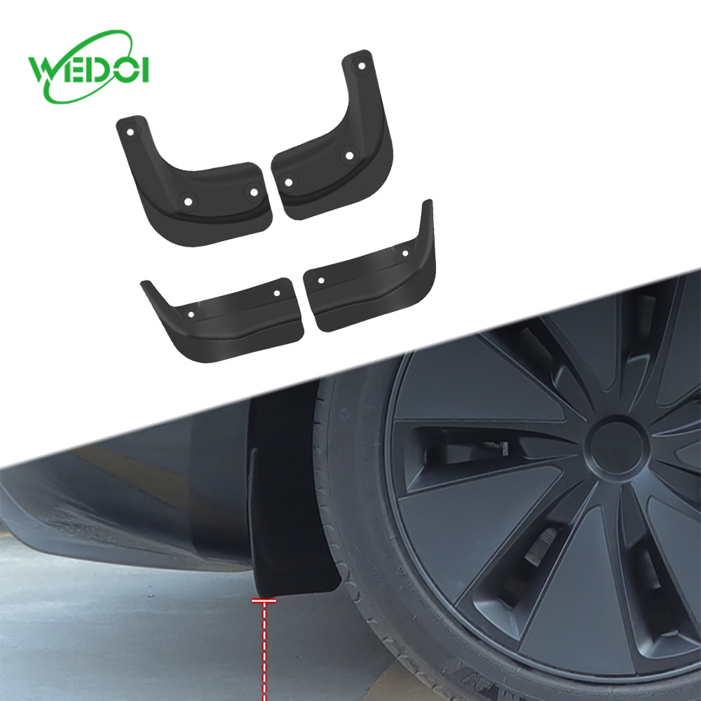 Tesla accessories Mud Flap For Tesla MODEL 3 highland 4pcs car mud flaps splash guards for front or rear