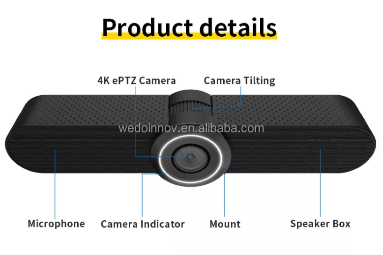 All in one Android 4K Zoom Meeting Camera Audio Video Conference System