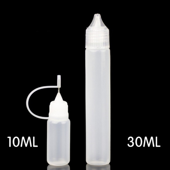 PE soft squeeze plastic bottle 15ml 30ml 50ml  PS cap & eye dropper