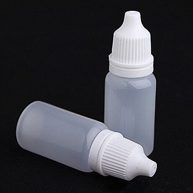 10 ml translucence pe plastic dropper bottle mini glue  eye drop bottle