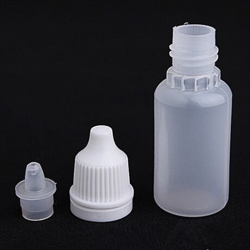 10 ml translucence pe plastic dropper bottle mini glue  eye drop bottle